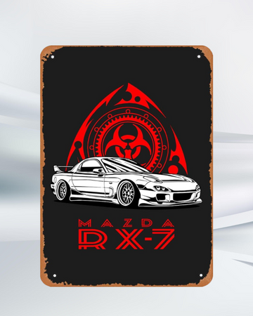 RX7 car sticker