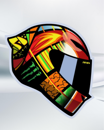 Helmet sticker