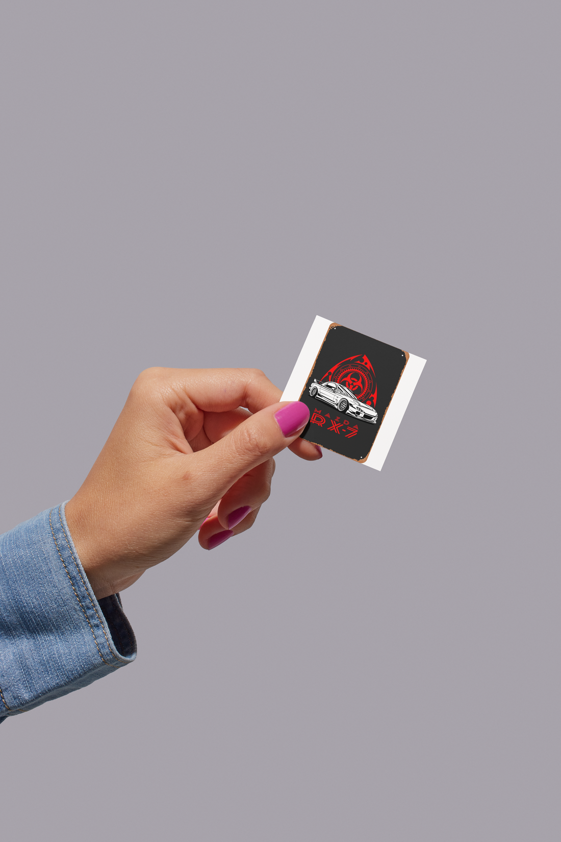 RX7 car sticker
