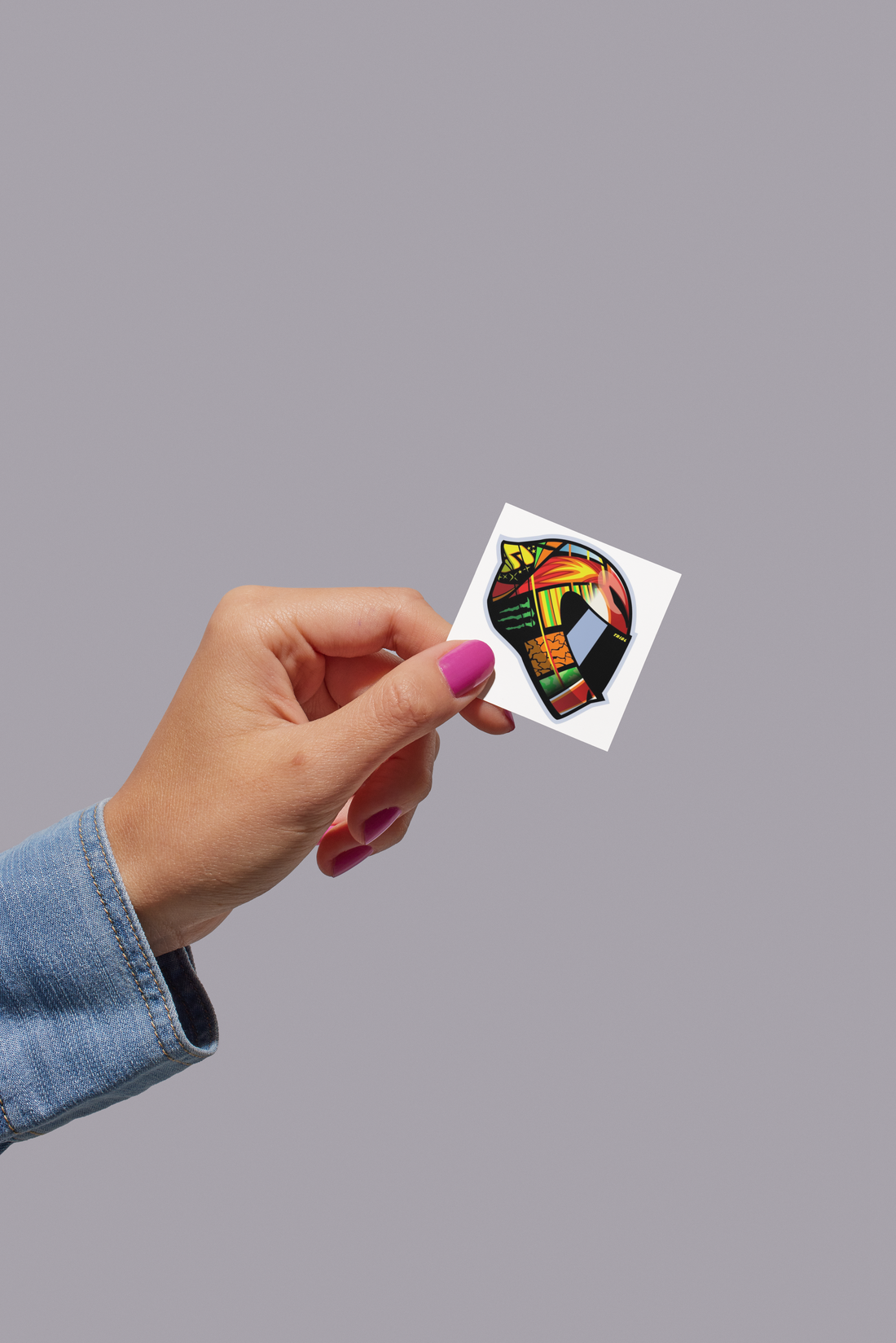 Helmet sticker