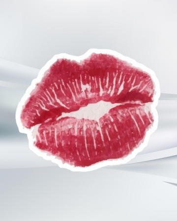 Pink Lips Sticker